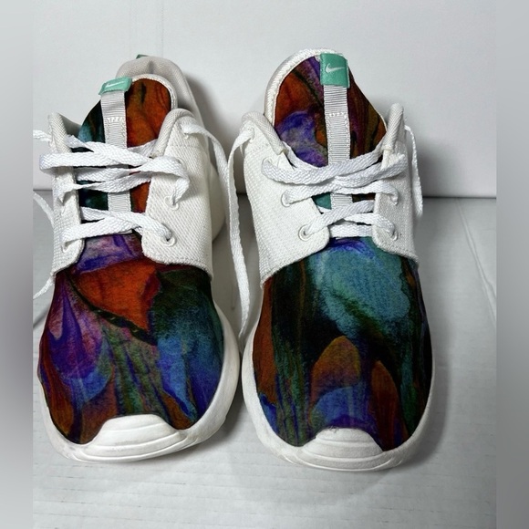 Men’s Nike Roshe One Print 'Sail Menta' Tie Dye MultiColor Rainbow Sz 9 - Picture 1 of 8